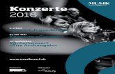 Konzerte 2016 - Musik Muri · PDF file7 Danzon No 2 Der Danzón Nr. 2 basiert auf der Ver-bindung von kubanischen Rhythmen und spanischen Tanzformen. Die Form des Danzon ist ein sehr