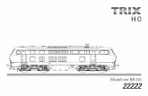 132195 22222 BR210 BR218-Gasturbine · PDF file3 Informations concernant la locomotive réele Après 15 ans et de nombreuses variantes, le développement de la série V 160 ﬁnit