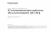 Das kleine Handbuch Communication Assistant (CA) kleine Handbuch Communication Assistant (CA) Basierend auf CA Version 4.0 Stand: 5. Januar 2012 Hinweis: Auf den nachfolgenden Seiten