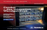 THE INNOVATIVE 19” WALL ENCLOSURE by knürr - Dafniadafnia.com/products/it_racks/knurr/ConAct.pdf · THE INNOVATIVE 19” WALL ENCLOSURE ConAct ... HE = genormte Höheneinheit/standard