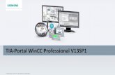 TIA-Portal WinCC Professional V13SP1 -   · PDF file• Neues Projekt “WS_Einsteiger” unter c:\WinCC_Professional_Workshop\) erstellen • PLC aus Globale Bibliothek