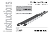 1 5 6 7 8 - kupplung · PDF fileGR Μέγιστο φορτίο Thule SlideBar = 90kg, ή λι-γότερο εάν αναφέρεται κάτι διαφορετικό στη σχάρα