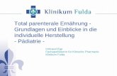 Total parenterale Ernährung - Grundlagen und Einblicke in ... · PDF fileMedimix plus MF 4060 (Impromediform) medOC 8xxESP (Neo Care) Folienname . Seite 20 Schlauchpumpen MultiComp
