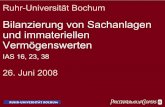 Bilanzierung von Sachanlagen und immateriellen …20und%20... · PwC. Ruhr-Universität Bochum. Bilanzierung von Sachanlagen und immateriellen Vermögenswerten. IAS 16, 23, 38. 26.