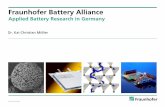 Applied Battery Research in Germany - SUNJET II - Moller.pdf · Applied Battery Research in Germany ... German Cultural Center 1F Akasaka 7-5-56, ... Laser Technology ILT Hall Silicate