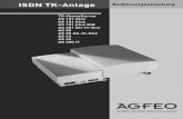 ISDN TK-Anlage Bedienungsanleitung - agfeo. · PDF fileAIS Integriertes AIS-Modul ... Laden neuer Firmware ..... 4 - 17 Übergabe durch Auflegen