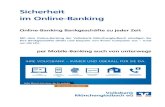 Online-Banking Bankgeschäfte zu jeder Zeit - voba-mg.de · PDF fileSicherheit im Online-Banking Online-Banking Bankgeschäfte zu jeder Zeit Mit dem Online-Banking der Volksbank Mönchengladbach
