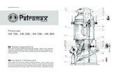 Petromax HK 150 - HK 250 - HK 350 - HK · PDF fileHerzlichen Glückwunsch zum Erwerb der Petromax Petroleum-Starklichtlampe - einer Lampe mit lan-ger Tradition und von höchster Qualität.
