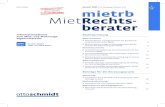 Informationsdienst Rechtsprechung zum Miet- und · PDF file•Lützenkirchen(Hrsg.) ... (VPI) VI Beilagenhinweis Dieser Ausgabe liegt 1 Beilage des Verlages Dr. Otto Schmidt, Köln,