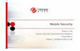 EICAR WG II Mobile Security€¦ ·  · 2016-09-19= Windows Mobile (HP = Windows Mobile (HP iPAQiPAQiPAQ, etc) , etc) ... – Intrusion Detection System (IDS) – Denial of Service
