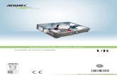 Handbuch für Technik - Installation - Wartung UR · (Modul MPX, BFDX) 35 55 75 100 150 210 330 Heizleistung kW 1,5 2 3 4 6 8 13 Luftseitiger Druckverlust Pa 10 10 10 10 10 10 10
