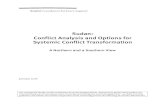Sudan: Conflict Analysis and Options for Systemic Conflict ...  Conflict Analysis and Options for Systemic Conflict Transformation A Northern and a Southern View January 2006 Die