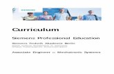 Curriculum - Technik Akademie · Curriculum Siemens Professional Education ... 12 Electrical Drives ... math tools such as Scilab and MultiSim. Literature