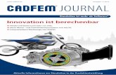Ausgabe 1 l 2015 JOURNAL · Workbench, ANSYS CFX, ANSYS ICEM CFD, ANSYS Autodyn, ... ANSYS SpaceClaim, ANSYS Composite PrepPost, ANSYS HPC und alle Produkt- oder Dienstleistungs-