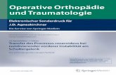 Operative Orthopädie und Traumatologie · Diese PDF-Datei darf ausschließlich für nichtkommerzielle ... dialen Drittel der Klavikula) F Obligat vorhanden: erfahrenes Team
