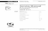 Service Manual - remontininkas.ltremontininkas.lt/wordpress/wp-content/uploads/2017/07/AWM6121.pdf · SERVICE Whirlpool Europe Customer Services Modell AWM 6121 Version 8570 612 22004