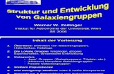 Werner W. Zeilinger - homepage.univie.ac.athomepage.univie.ac.at/werner.zeilinger/LVA/GalGroups/GG-1.pdf · Halton Arp: Atlas of Peculiar Galaxies (1966) • Basierend auf dem Katalog