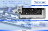 Installation and operation manual - Sesam and operation manual Elektronische Sicherheitssysteme GmbH ... 6.8 Remote control adapter-plus ... Connections X15 - X20: