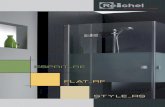 ESPRIT RE FLAT RF STYLE RS - Reichel KG - Duschen in … · Solide Technik im ansprechenden Gewand, so präsentiert sich die Reichel Esprit. Eine breite Modell-palette, deren Türflügel