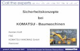 Sicherheitskonzepte bei KOMATSU - Baumaschinen · 27.11.2007 · protecT, 27November 2007 Sicherheitskonzepte bei Komatsu Baumaschinen Überblick über den Komatsu-Konzern 21% 79%