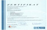 €¦ ·  · 2012-07-03(Agata Nalewajko) Hamburg, den 2212.2008 Zettifikat Nr. QS-106116HH Dabels) Dieses Zertifikat gilt nur in Verbindung mit dem aktuell gültigen Hauptzertifikat