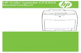 HP Color LaserJet CP3505 - mischen-is-possible.de · Probleme mit der Druckerausgabe ..... 189 Richtlinien zum Drucken mit verschiedenen Schriftarten ...