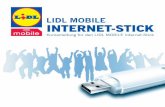 LIDL MOBILE INTERNET-STICK · Huawei Technologies Co., Ltd. haftet zum maximal gesetzlich zulässigen Ausmass in keinem Fall für jedwede spezifische, zufällige, indirekte oder ...