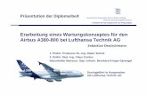 Erarbeitung eines Wartungskonzeptes für den Airbus A380 …€¦ ·  · 2006-01-03• Air Conditioning (1539) • Water Waste (710) • Lights (639) • Doors (593) Aufteilung von