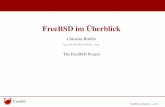FreeBSD im Überblick brueffer/slides/FreeBSD_im_Ueberblick... · PDF fileDNS Firewalls Router Workstations ... OpenBSD Packet Filter ... Beliebt vor allem im Server-, Netzwerk- und