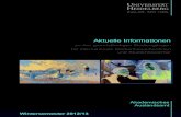 Aktuelle Informationen - uni-heidelberg.de · Die vorliegende Broschüre enthält alle wichtigen Informationen zur Bewerbung für die grundständigen Studiengänge der Universität