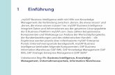 1 Einführung - twardoch.com · Intelligence beinhaltet folgende Komponenten: SAP Business Information Warehouse (SAP BW), ... Transaktionen, Datenkonsistenz hoher Durchsatz an Abfragen,