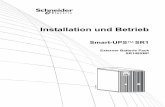 Installation und Betrieb - apc.com · Installation und Betrieb Smart-UPSΤΜ SR1 Externer Batterie Pack SR148XBP s u o 0 8 5 8 a