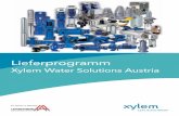 Xylem Water Solutions Austria - BAUDATENBANK.AT ... · Die Firma ist sowohl ISO 9001 als auch ISO 14001 zertifi- ... nisse ab. Mit landesweiten ... Xylem Water Solutions Austria vertreibt