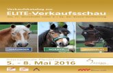 Verkaufskatalog zur ELITE-Verkaufsschau - PferdAustria ...B4C8D94A-9783-4F9A... · Internationale Pferdefachmesse 5. - 8. Mai 2016 NORIKER WARMBLUT