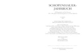 SCHOPENHAUER­ JAHRBUCH - University · PDF fileIm Horizont Schopenhauers The world as will and the matrix as representation: Schopenhauer, philosophy and The Matrix von Marco SegaJa