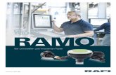 RAMO - evg.de · 2 3 RAFI RAMO RAMO Die neue Tasterfamilie RAMO gibt es in zwei unter-schiedlichen Einbaugrößen (22,3mm und 30,3mm). Die Monotaster sind in Sachen Design ...