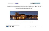 Gemeinsame Tagung der WKOR und der GOR - …€¦ ·  · 2016-02-09ab 08:30 Registrierung 09:00 - 9.30 Begrußung ... We describe the business case of the leading Italian Waste Management