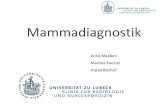 Mammadiagnostik - uksh.de/Radiologiezent... · oben außen und Axillaresektion links vor 2 Jahren • Reizlose Narbe links - Kein Tastbefund – keine Resistenz