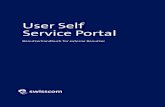 User Self Service Portal - account.swisscom.com · User Self Service Portal 11/29 Login mit SMS Verifizierung Besitzen Sie keine Mobile ID, erscheint folgende Meldung: Sie erhalten