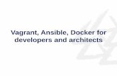 Vagrant, Ansible, Docker for developers and architectsgotocon.com/dl/goto-berlin-2015/GOTO_Nights/goto_englisch_slide... · Vagrant, Ansible, Docker for developers and architects