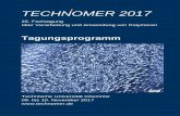 Tagungsprogramm - Technische Universität Chemnitz 1.8 Spritzgegossene Mikroform-teile zur Reduktion thermome-chanischer Spannungen in MEMS Gábor Jüttner Kunststoff-Zentrum in Leipzig
