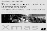 Joseph Schnabel (1767 - 1831) · Transeamus usque Bethlehem. Transeamus usque Bethlehem Die Pastorella wurde lange Zeit Joseph Schnabel zugeschrieben, doch konnte ... Partitur / Full