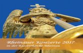 Rheinauer Konzerte 2017 - … · Downland, Benjamin Britten und Dusan Bogdanovic an Festivals im europäischen Raum. Philippe Mouratoglou zeichnet sich aus durch eigene Interpretatio-
