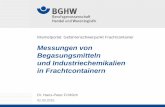 Messungen von Begasungsmitteln und … Analytics GmbH Hagenower Straße 73 19061 Schwerin / Germany Gas Detector Array – Fumigation (GDA-F) Bild: Hans -Peter Fröhlich (BGHW) Bild: