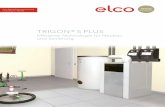 TRIGON® S PLUS - ELCO Deutschland · TRIGON® S PLUS flexibel an vielen Orten installiert werden. Dank den passgenauen hydraulischen Anschlüssen lässt sich der ... ELCO steht für