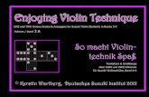 SSo macht Violin-o macht Violin- ttechnik Spaechnik macht Violin-o macht Violin- ... easy recall. After several scales ... Another way to promote a childâ€™s motivation for practicing