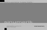 sinumerik - Siemens AG ·  · 2015-01-23SINUMERIK 840D/810D HMI Embedded Ausgabe 03.04 Bedienungsanleitung Einführung 1 Bedienkomponenten/ Bedienabläufe 2 Bedienbeispiel 3 Bedienbereich