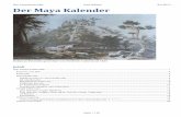 Der Kalender der Maya - Insolvenzverwaltung: INVEP ... Mayakalender Karl Wittker 8.3.2012 Seite 1 / 20 Der Maya Kalender Kukulcan-Pyramide gezeichnet von Frederick Catherwood 1843