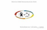 Schulinterner Lehrplan – Lateinhbg-koeln.de/.../2016/06/Schulinterner-Lehrplan-Latein-SI-und-SII.pdf · Schulinterner Lehrplan Latein 3 1 Präambel Die Heinrich-Böll-Gesamtschule