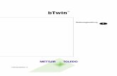 bTwin User Man - GER 1.0 27092005 wird nach Einschalten der Waage kurz im Summendisplay der Waage angezeigt. Weitere Einzelheiten werden in der unten stehenden „GEO-Wert-Tabelle”